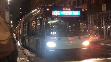 2019 New Flyer XE60 #4962 on the M34 Select Bus Service at 34th Street and 5th Avenue