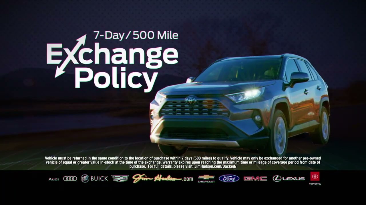 BACKED by Hudson Jim Hudson Automotive Group YouTube