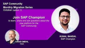 Let’s Do This - Get a Detailed Introduction about the SAP Community Platform (option 1)