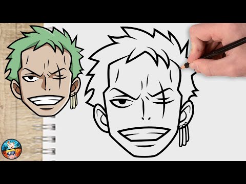 Drawing Roronoa Zoro #zoro #onepiece #freehand #digitalart