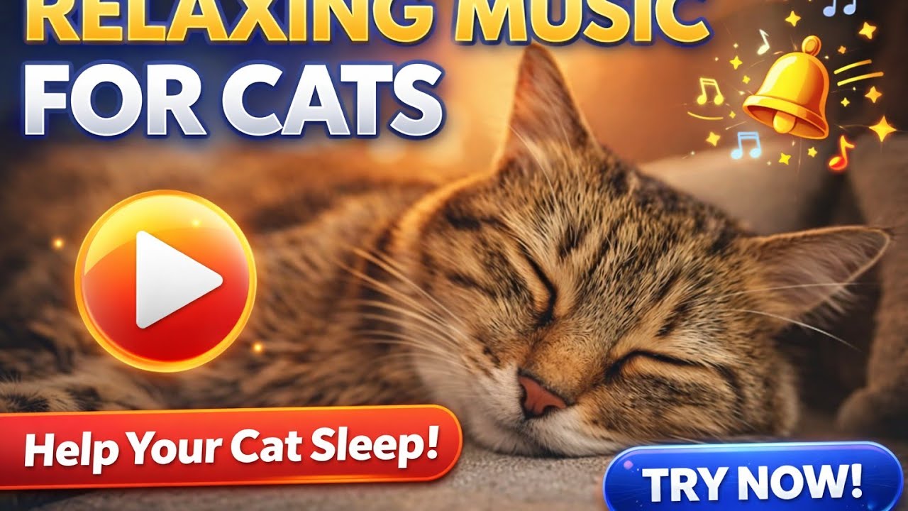 Cat TV Music 🐱 Calming Sounds for Happy Indoor Cats