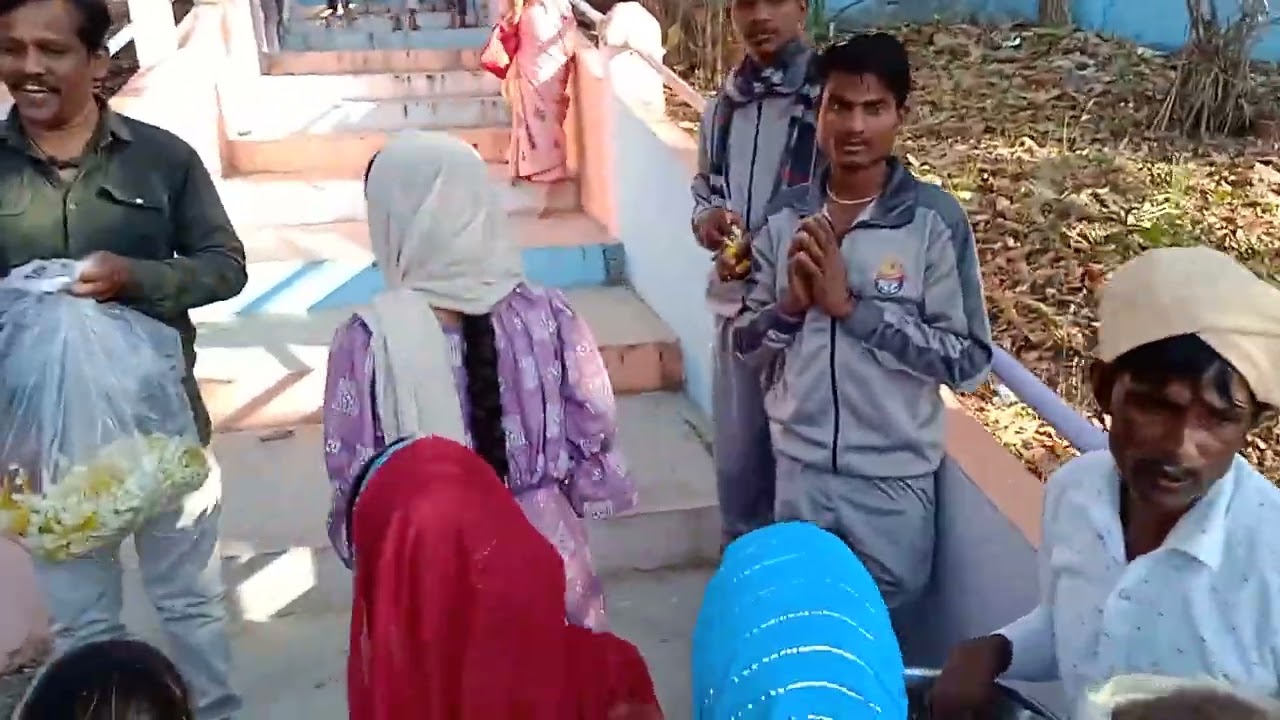 आदिवासी जिला अलीराजपुर ग्राम भोरण मे संत श्री कमल किशोर नागर जी महाराज का आगमन 05/02/2023