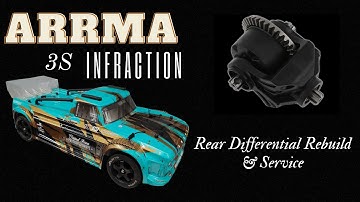 Arrma Infraction 3s BLX Rear Differential Removal, Service & Maintenance
