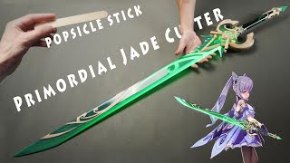 500 Hours Using Popsicle Sticks and Resin to Make Primordial Jade Cutter