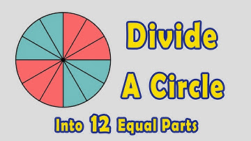 How to Divide a Circle into 12 Equal Parts