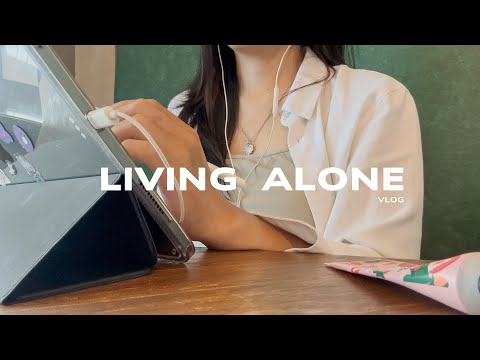 Living Alone in the Philippines l Full Time Digital Artist renting a townhouse with 2 cats 😃