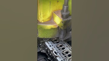 Cylinder head surfacing operation by our very skilled machinist 👍 #manufacturing #engine