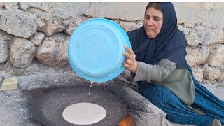 The video that got millions of views is the baking of local bread by Sanam, a nomadic lady