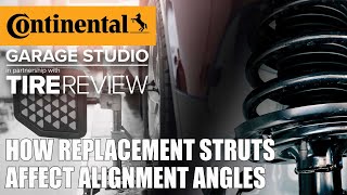 How replacement struts affect alignment angles