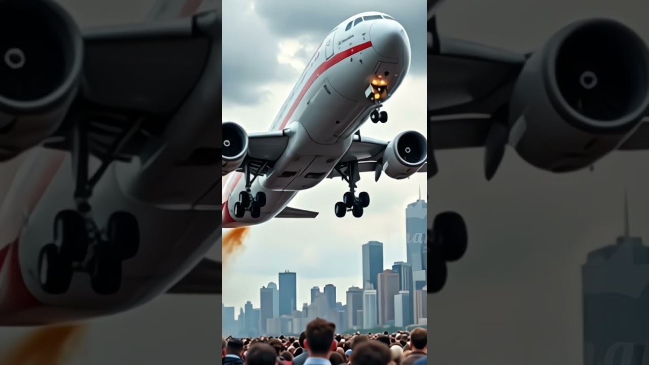 Emergency landing in the city! ✈️ 