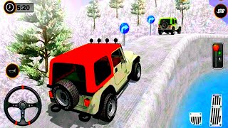 Offroad Jeep Driving Simulator : Real Snow Off Road Jeep Driving - Best Android GamePlay HD screenshot 5