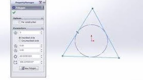 Solidworks tutorial: How to make triangle, square and pentagon in solidworks.