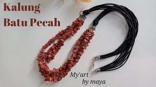 Necklace Beads - Tutorial Kalung Hijab Batu Pecah