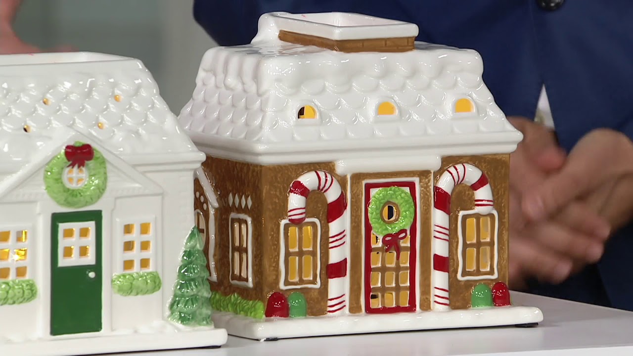 HomeWorx by Harry Slatkin Choice of Gingerbread House Warmer on QVC