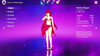 Raiden Shogun as Scathach Summer Bikini| Genshin Impact MOD