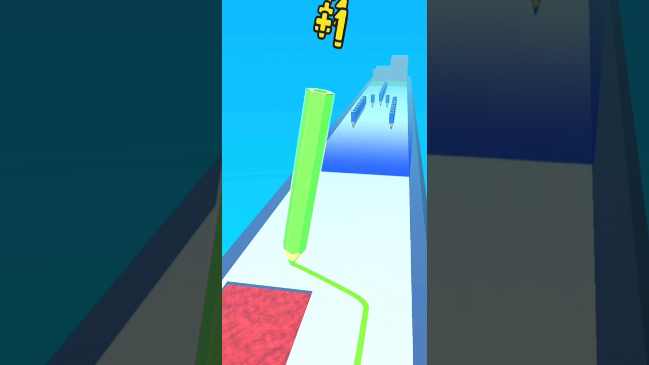 Pencil Run - Mobile Gameplay 
