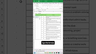 Excel में Daily Schedule Tracker कैसे बनाएं | Time Management Hacks 2025 #shorts #excel