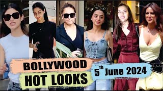 Bollywood Actress HOT LOOK | Mouni Roy | Khushi kapoor | Huma qureshi | Nai | 5th June 2024 | 10 PM