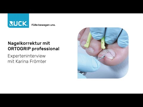 Experteninterview mit Karina Frömter zum Thema Nagelkorrektur mit ORTOGRIP professional.Karina Frömter ist Leiterin ihrer medizinischen Fachpraxis für Podolo...