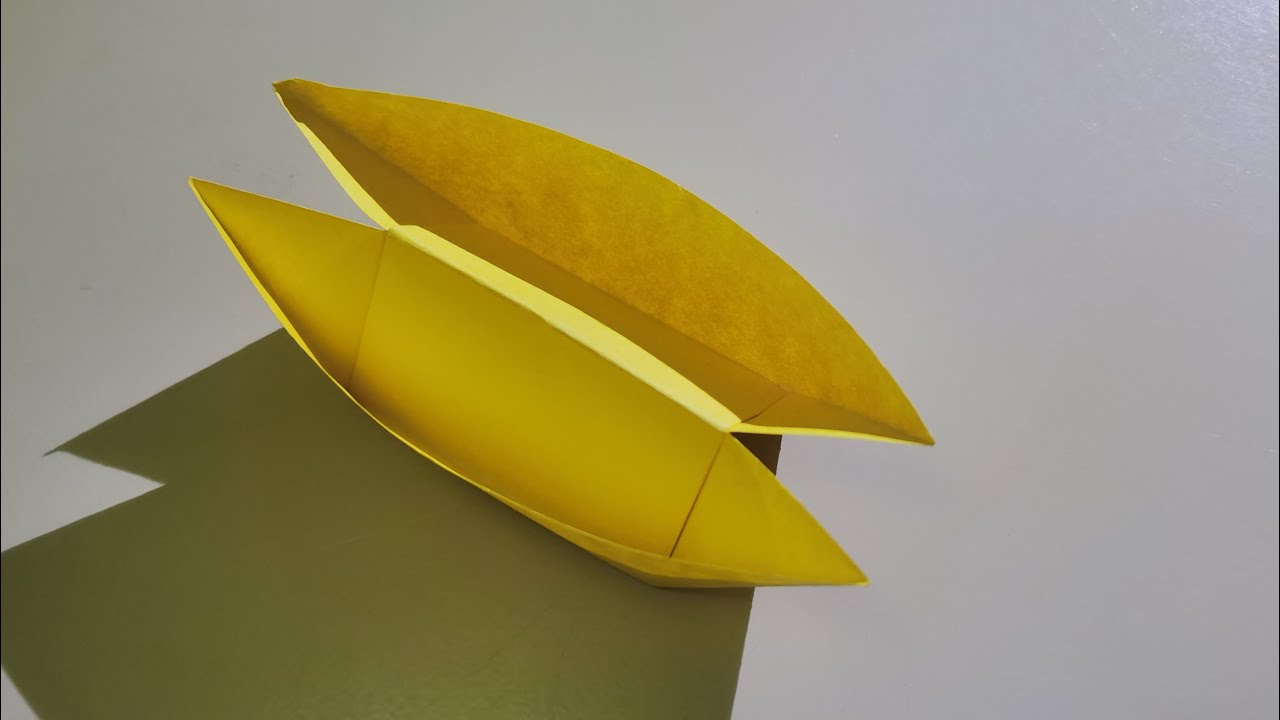 Two Little Paper Boats -How To Fold Tiny Origami Twin Paper Boats That Float -Easy Origami