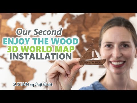 Enjoy The Wood World Map Installation Instructions And Tips!