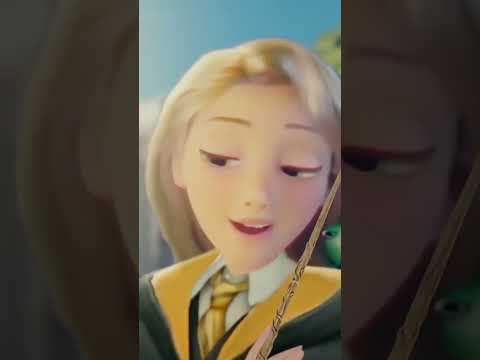 Entered Hogwarts - Elsa, Rapunzel and Merida (Crossover) #видеодоминики #доминика