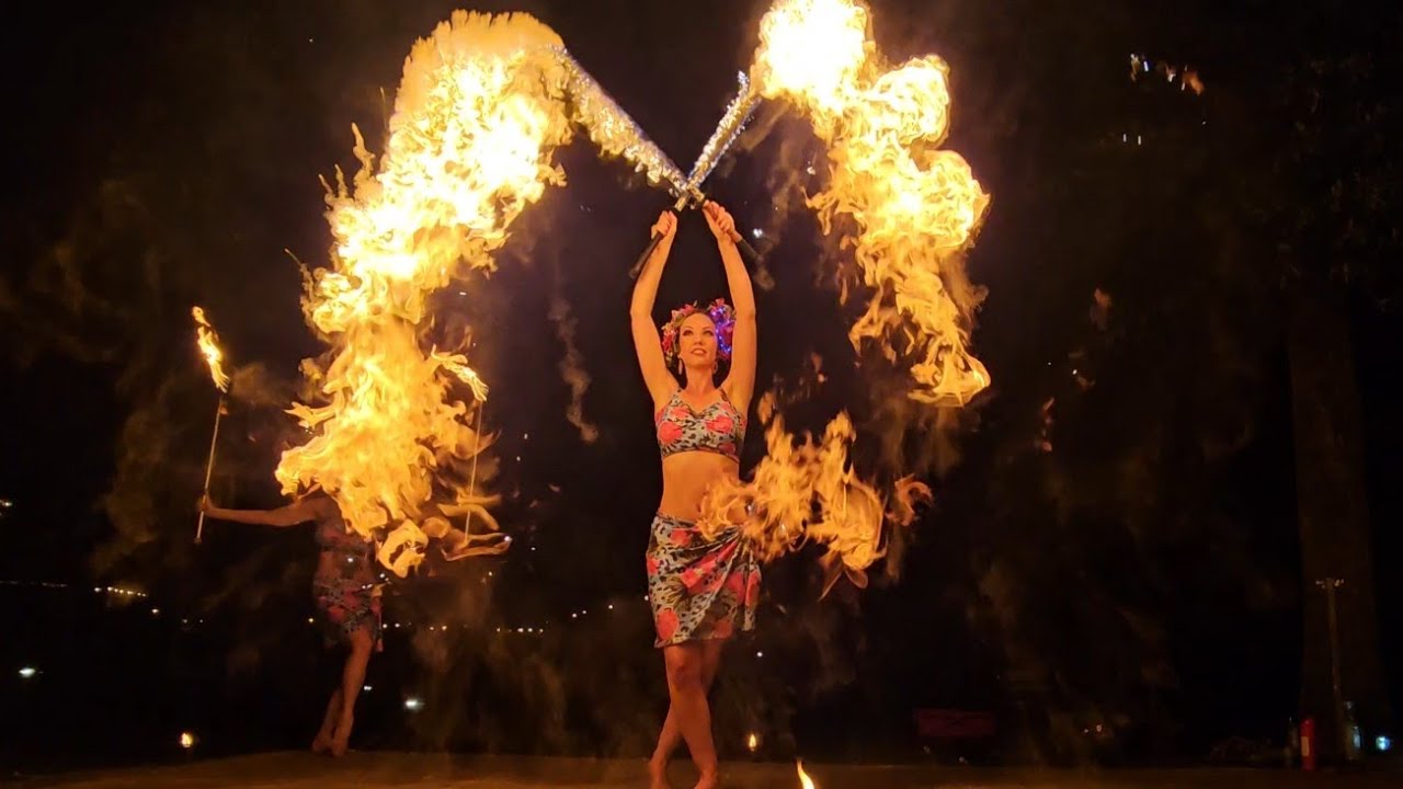 Luau Fire Show w/ Ancient Bones Dance Theater