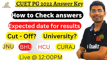 CUET PG 2022 Answer key | Expected cut off | How to challenge questions | #CUETPG #CUETMA #JNUMA