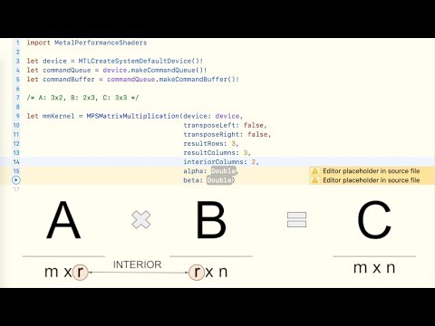 Swift GPU Computing: Matrix Multiplication