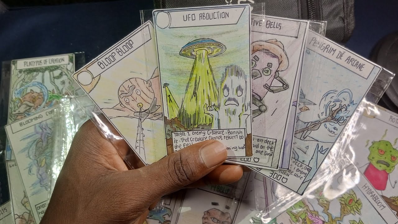 Обзор первого полного набора карт для любительской карточной игры | Новогодний выпуск