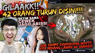 GILAA 42 ORANG TURUN DISINI!! NO CLICKBAIT!! SETIM SAMA CEWEK JAGO PARAHH!  | PUBG MOBILE INDONESIA