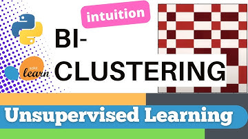 #109: Scikit-learn 106:Unsupervised Learning 10: Intuition Bi-clustering