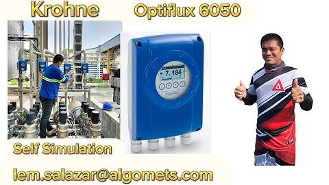 Krohne Oftiflux 6050 | Flow Transmitter | Flow Meter | Simulation | Tagalog Tutorial
