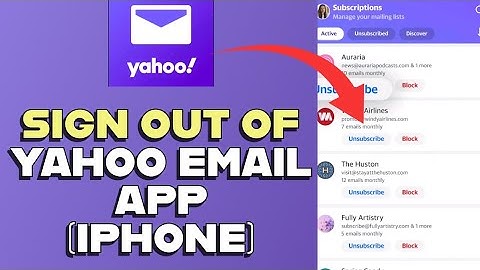 How to Sign Out of Yahoo Mail App 2025?