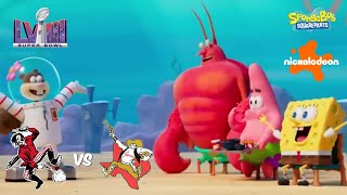 San Francisco 49ers vs Kansas City Chiefs at Super Bowl 58 Intro - Nickelodeon (February 2024)
