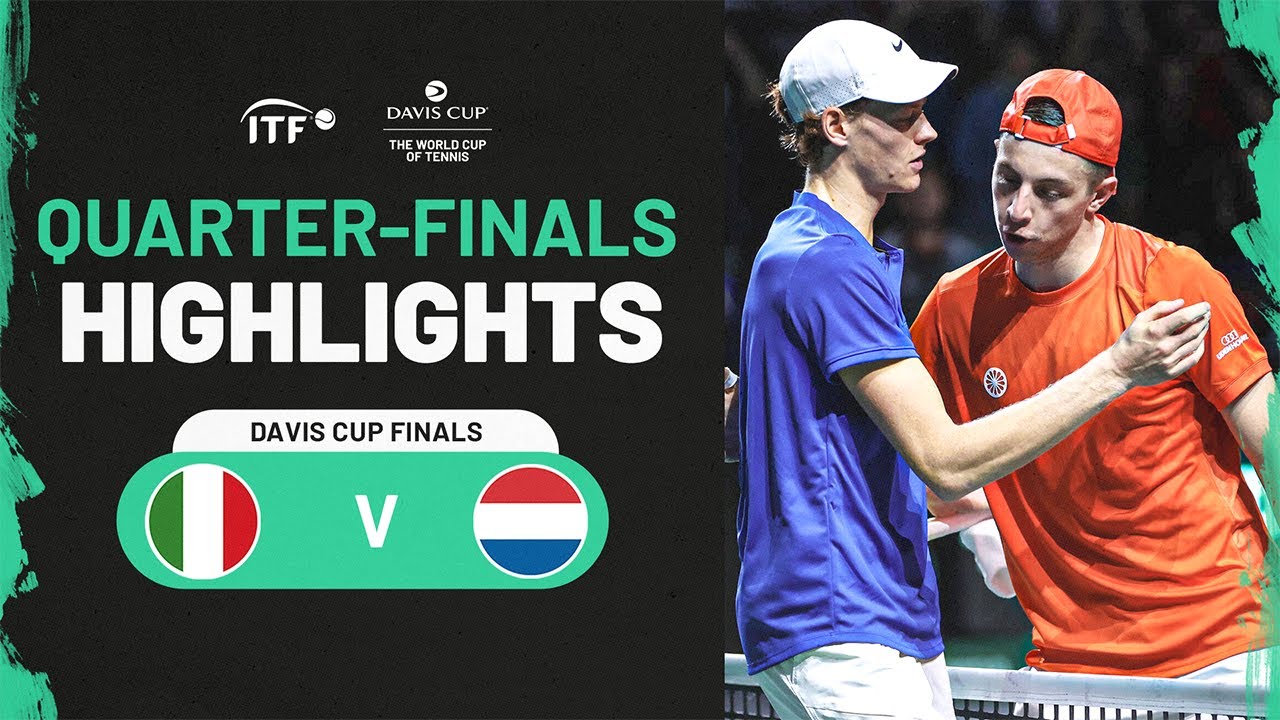 Highlights: Jannik Sinner (ITA) v Tallon Griekspoor (NED) | Davis Cup Finals 2023