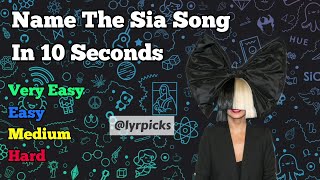 Sia Songs Quiz - Name The Sia Song In 10 Seconds. screenshot 1