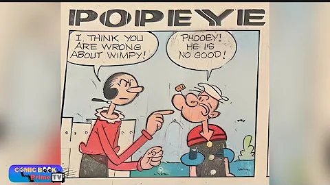 Lack of attention, Popeye by Bud Sagendorf #ytshorts #shortvideo #shorts #comics #funny