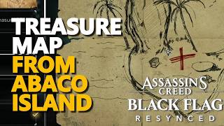 Treasure Map from Abaco Island Assassins Creed Black Flag Resynced