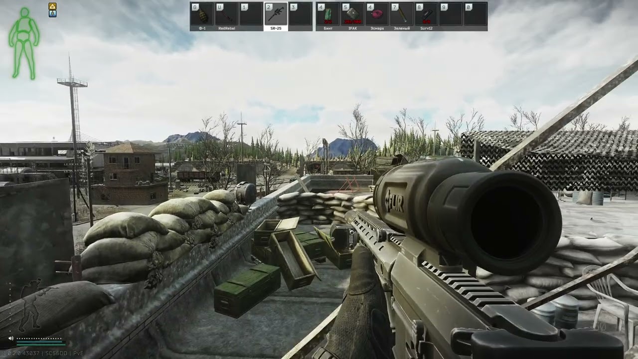 Escape from Tarkov PVE Ленивое прохождение 137 Оружейная меченка