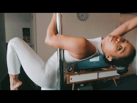 Isolation Pole Dancing - wearing my DIY sticky pole leggings
