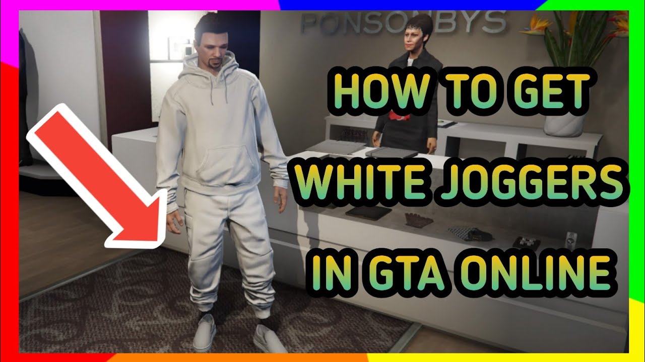 White joggers gta 5 Clearance