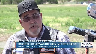 Dangerous roadways for Lubbock bikers