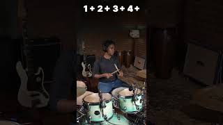 4/4 Rock Beat for Beginners #drums #drumlesson #tutorial #shorts