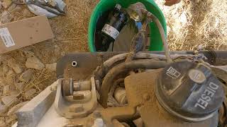 How to change fuel water seperator filter on a Bobcat skid steer