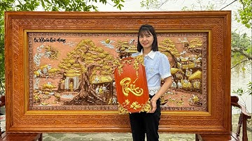 Tranh Cội Nguồn Quê Hương Mới Nhất 2026 - Giá Tại Xưởng - Đồ Đồng Phúc Hưng