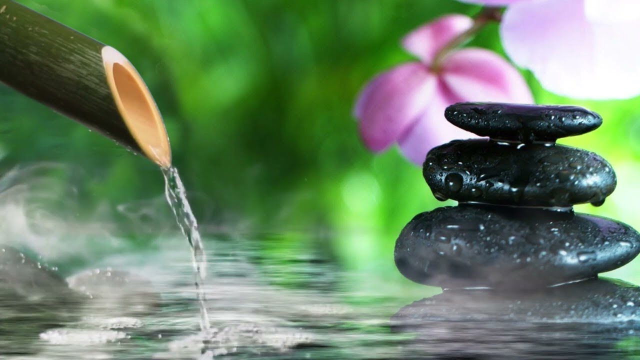 Relaxing music with the sound of nature Bamboo Water Fountainリラックスできる