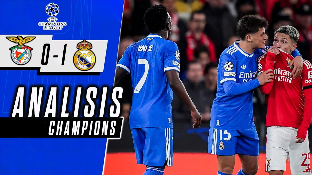 BRONCA ENTRE PRESTIANNI vs VINICIUS REAL MADRID vs BENFICA 1-0 por CHAMPIONS