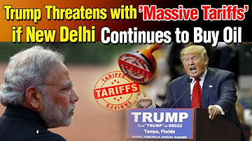 LIVE : 20-10-25 | TRUMP THREATENS WITH "MASSIVE TARIFFS" IF DELHI CONTINUES TO BUY RUSSIAN OIL