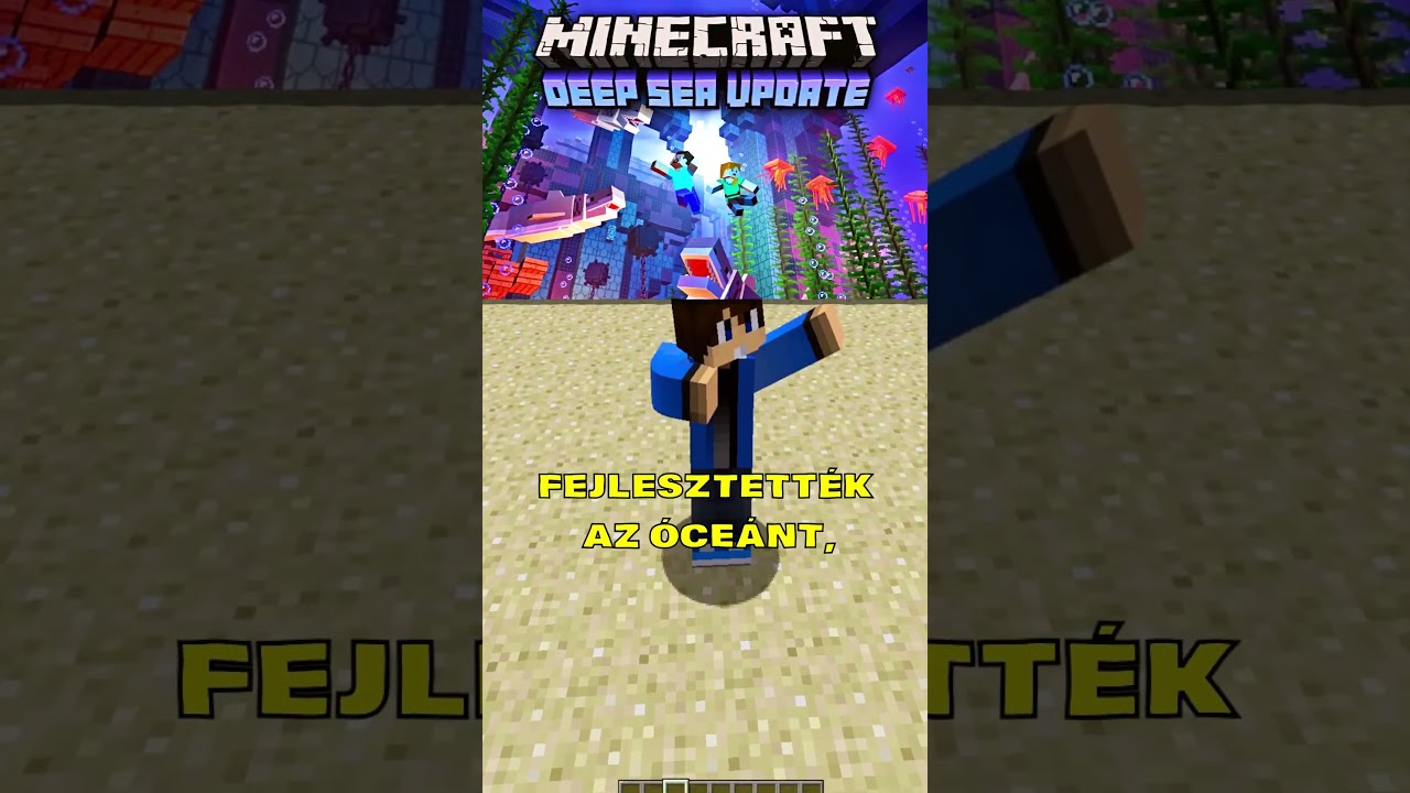 Jön A Sivatag Update a Minecraftban?🏖️ #minecraft #update  #prank